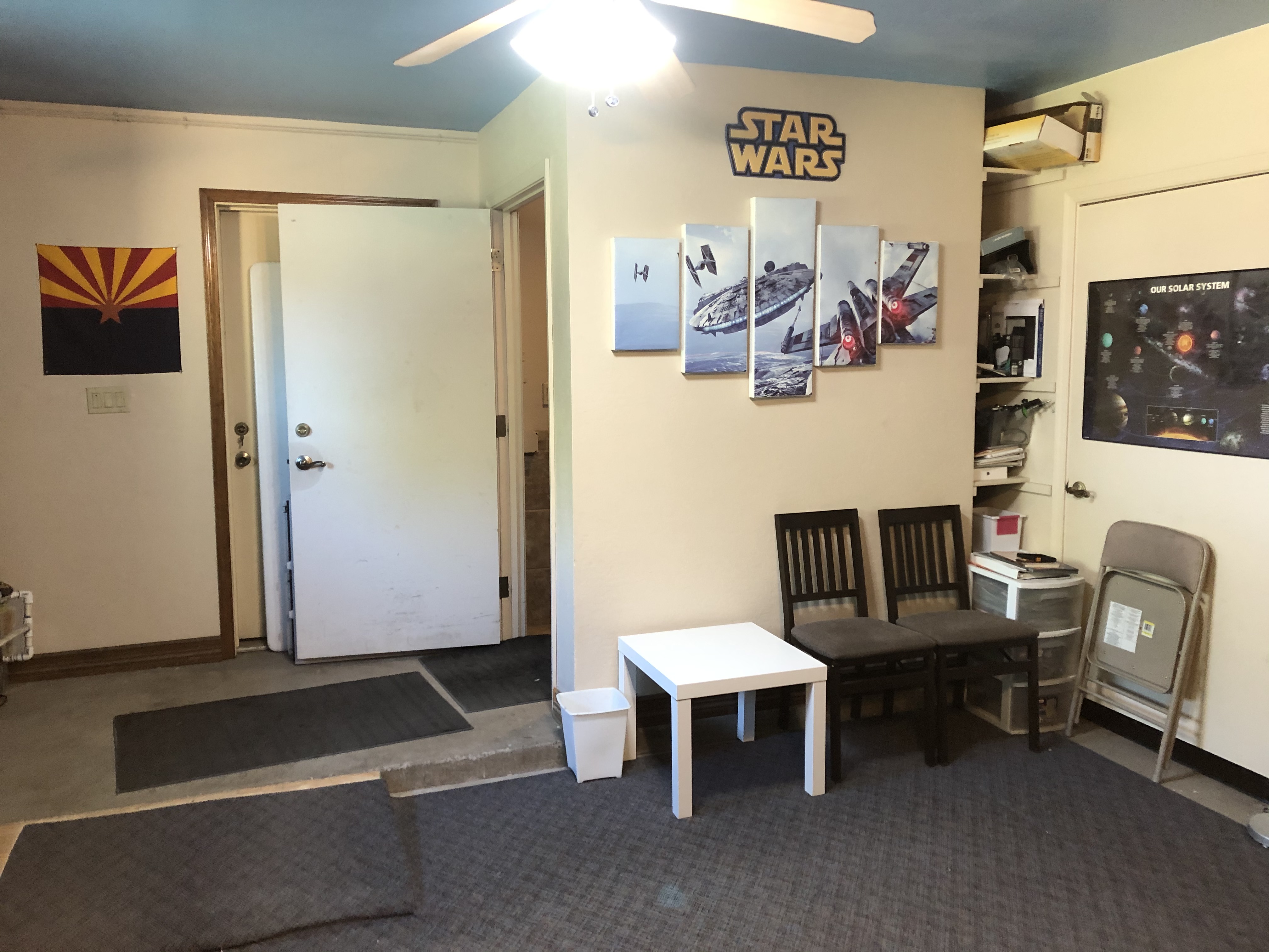 Image of the mancave entrance